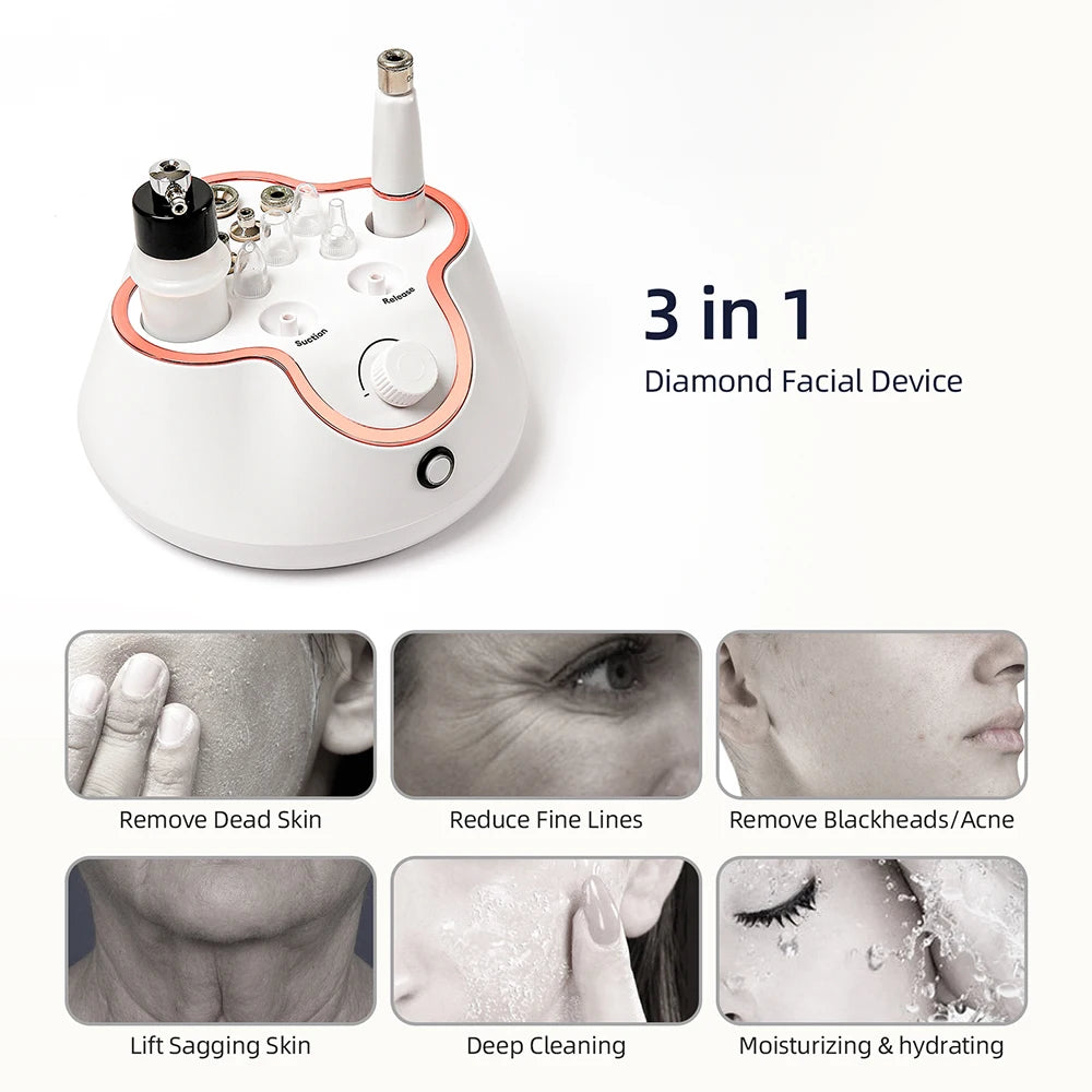 SkinAura™ 3-in-1 Diamond Facial Rejuvenation System